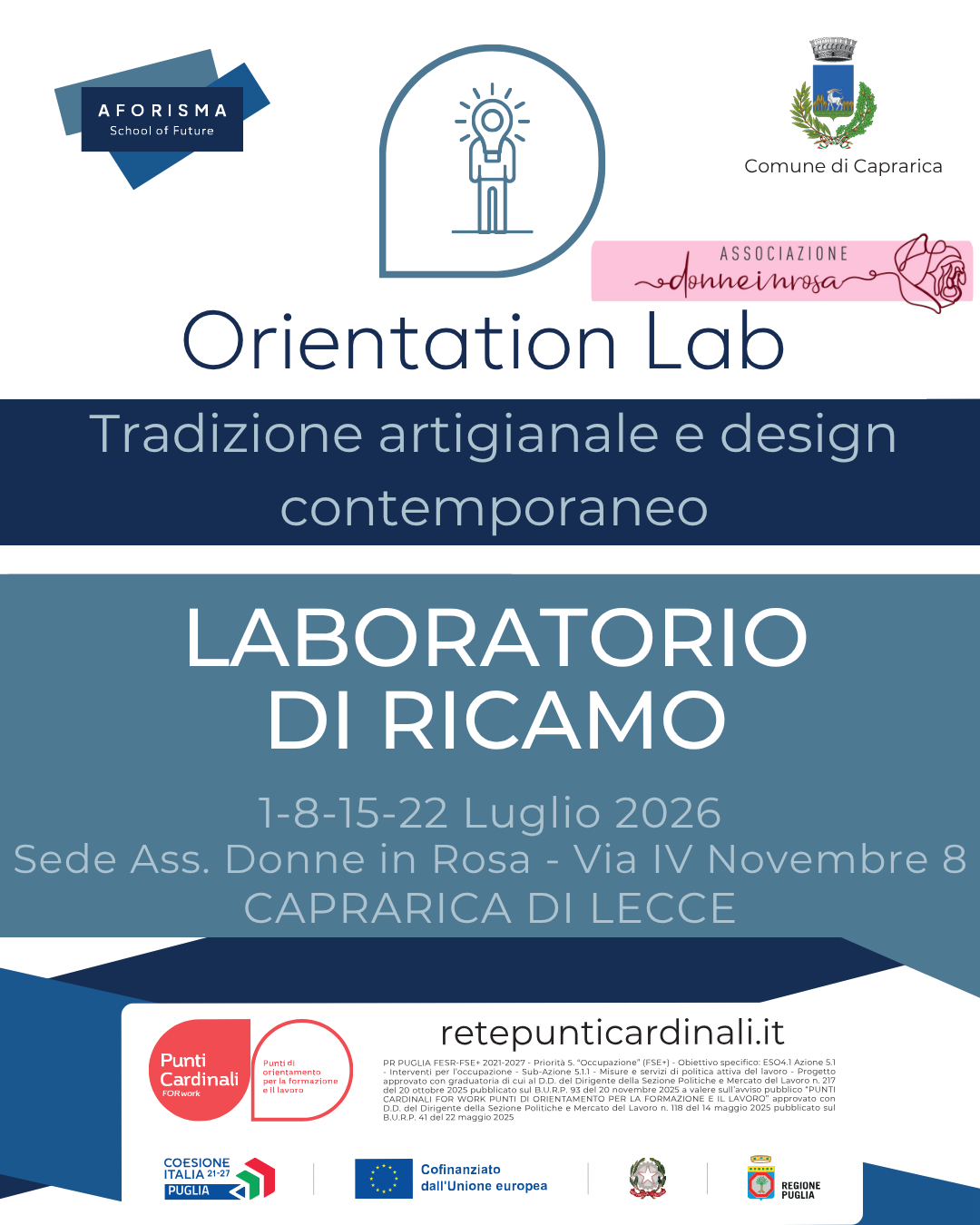 Associazione Donne in Rosa, Desk Caprarica