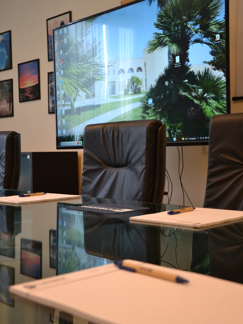 A classroom equipped for workshops